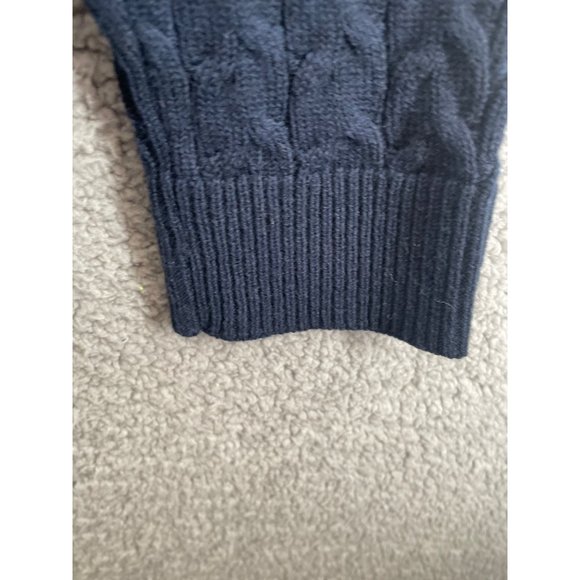 Banana Republic Boat Neck Sweater Blue Knitted Pullover Size Medium - Picture 4 of 11